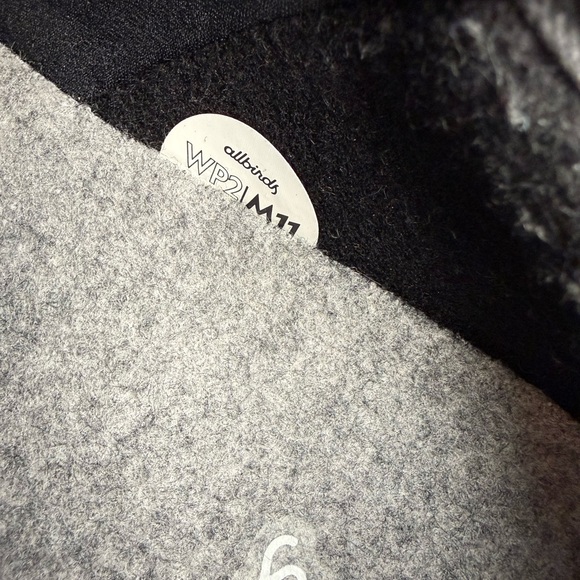 Allbirds Wool Piper WP2 Shoes Mens Size 11 Black Wool Lace Up Comfort Sneakers - Picture 7 of 11